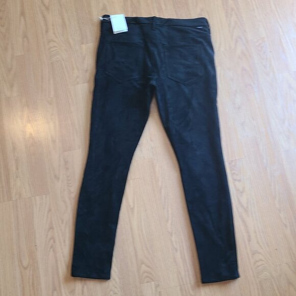 NWT! MOTHER HIGH WAISTED LOOKER TRICKS OF THE TRADE FAUX SUEDE jeans sz 31 - Picture 4 of 8